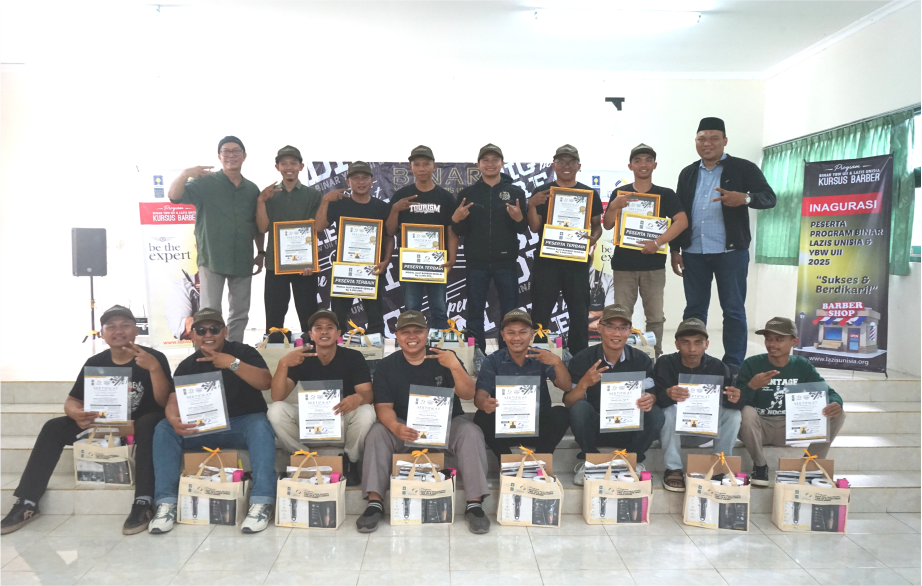 Inagurasi Program Kursus Barber LAZIS Unisia